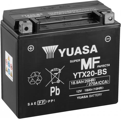 YUASA YTX20-BS YUASA BATTERY & ACID PACK