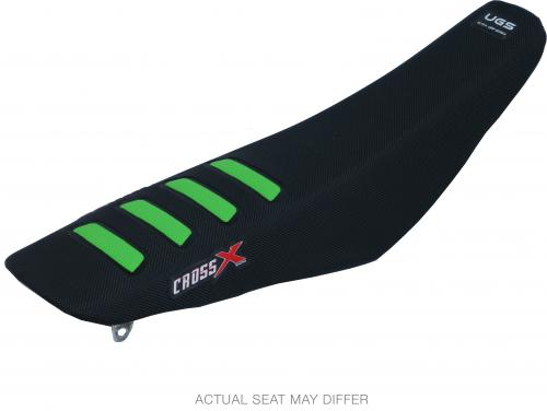 CROSS X UGS SEAT COVER, BLACK/GREEN (COLOR WAVE) UFM2192BG