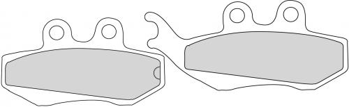 FERODO FDB677P BRAKE PADS ORGANIC
