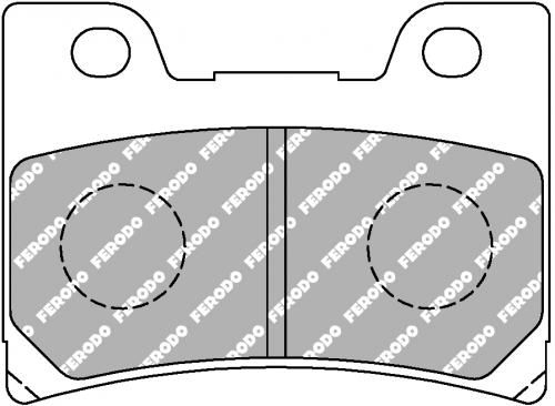 FERODO FDB637ST BRAKE PADS SINTER