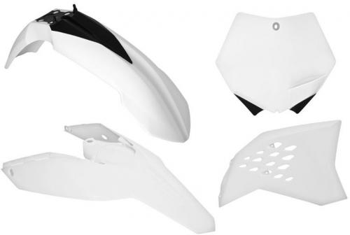 RTECH PLASTICS KIT 4 PCS KTM WHITE 563230444