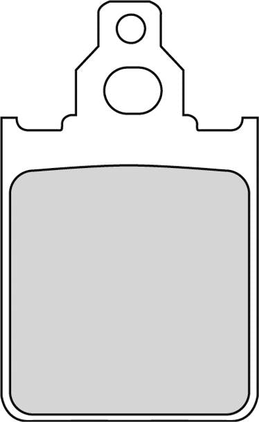 FERODO FDB784EF BRAKE PADS ORGANIC
