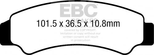 EBC FA726R SINTERED R DISC PAD SET