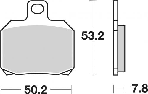 SBS 157CT BRAKE PADS ORGANIC