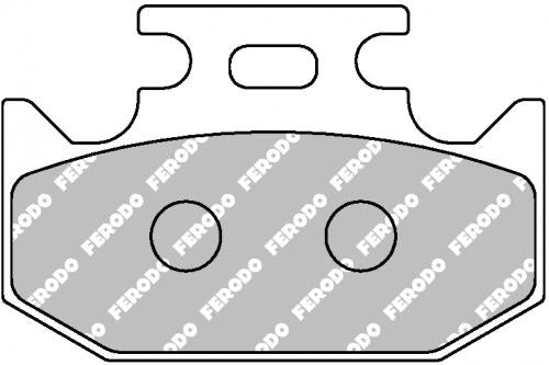 FERODO FDB659P BRAKE PADS ORGANIC