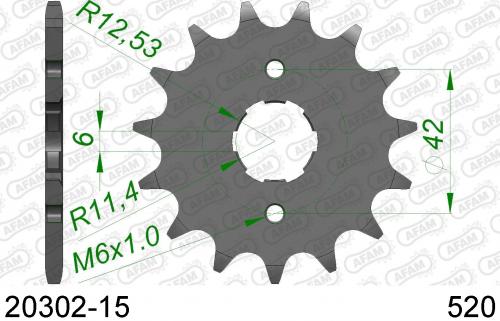 AFAM FRONT 15T, 520 AF12030215