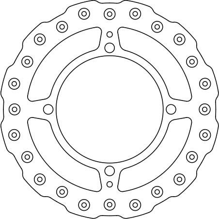 FERODO FMD0239MXR FIXED BRAKE DISC