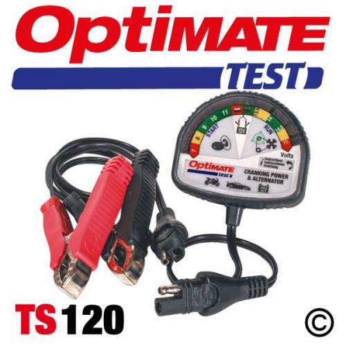 TECMATE TS-120 BATTERY CRANKING & ALTERNATOR TESTER OPTIMA