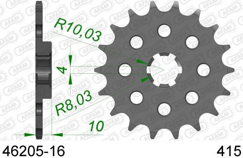AFAM FRONT 16T, 415 AF14620516