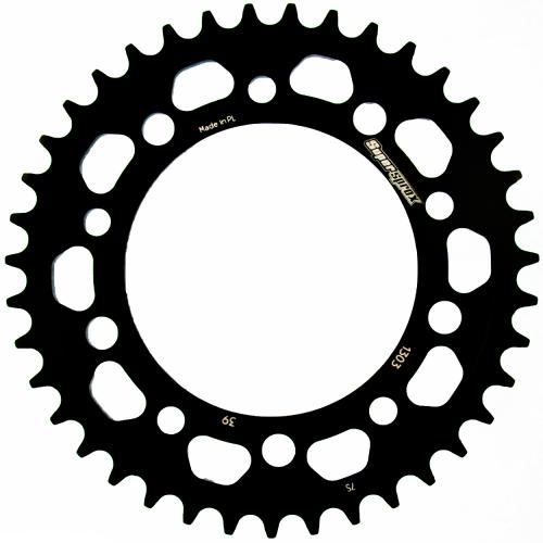 SUPERSPROX SUPERSPROX REAR STEEL 39T, BLACK, 520 SU4130339B