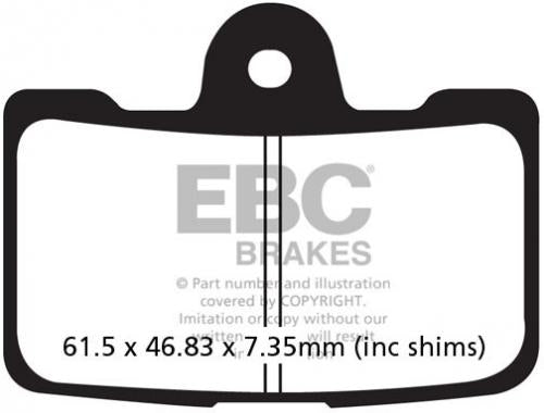 EBC FA 454/4HH EBC DISC PADS