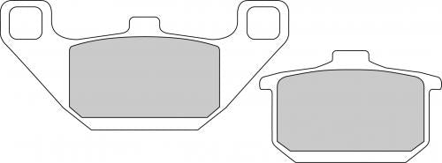 FERODO FDB339EF BRAKE PADS ORGANIC