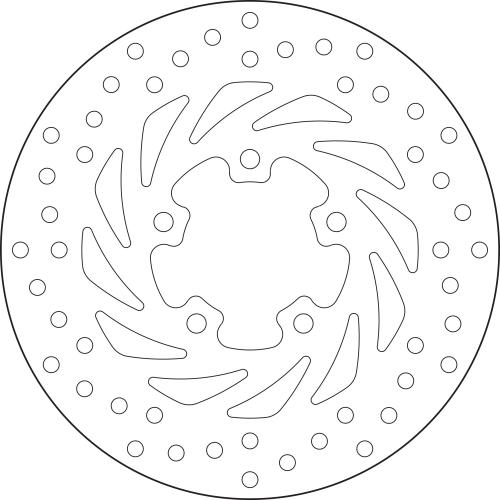 Brembo Serie Oro Fixed Brake Disc 220 mm – 68B40732