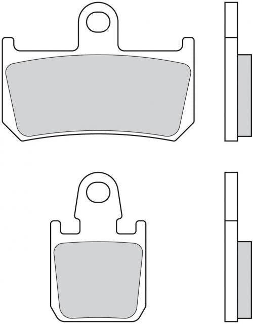Brembo RC Carbon-Ceramic Brake Pads for Yamaha MT-01 1700 / VMX 1700 V-MAX & More – 07YA46RC