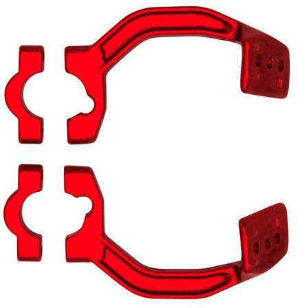 RTECH ALU M KIT W/CLAMPS - EVO/VERTIGO/FLX RED
