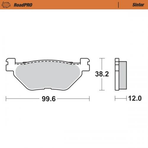 MOTO MASTER 400303, BRAKE PADS SINTER