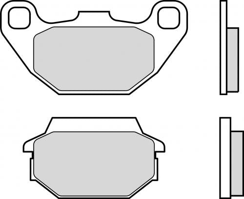 Brembo XS Sintered Brake Pads for Kymco / Sym / Laverda – 07022XS
