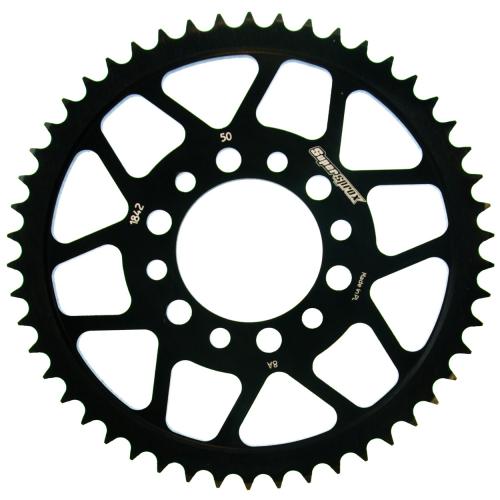 Supersprox steel rear sprocket 50T 428 pitch Black DT 175 1974–1981 RFE-1842:50-BLK