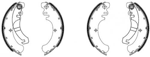 FERODO FSB886EF BRAKE SHOES
