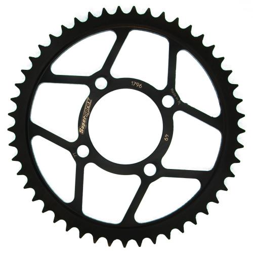 SUPERSPROX SUPERSPROX REAR STEEL 49T, BLACK SU4179649B
