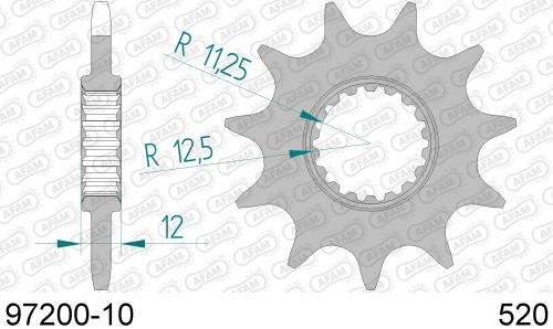 AFAM FRONT 10T, 520 AF19720010