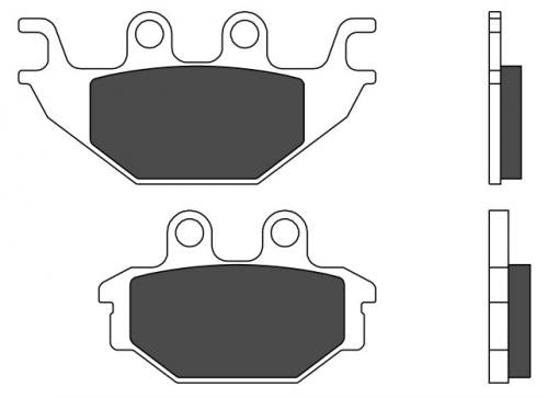 Brembo SP Rear Sintered Brake Pads for Indian 1130 SCOUT / 1000 SCOUT SIXTY – 07GR81SP