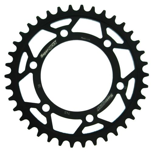 SUPERSPROX SUPERSPROX REAR STEEL 38T, BLACK, 525 SU474538B
