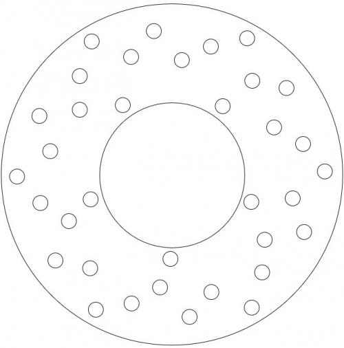 FERODO FMD0210R FIXED BRAKE DISC