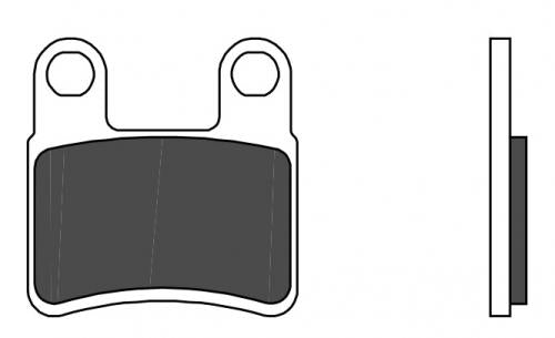 BREMBO 07GR82CC BRAKE PADS ORGANIC