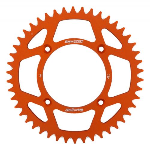 Supersprox aluminium rear sprocket 46T 520 pitch ORG 250 Freeride/Freeride R 2013–2026 RAL-720:46-ORG