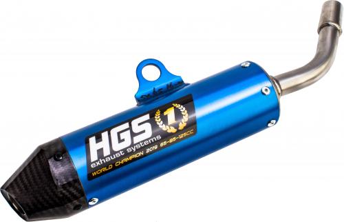 HGS SILENCER ALU BLUE CARB. END CAP HGYA2011132