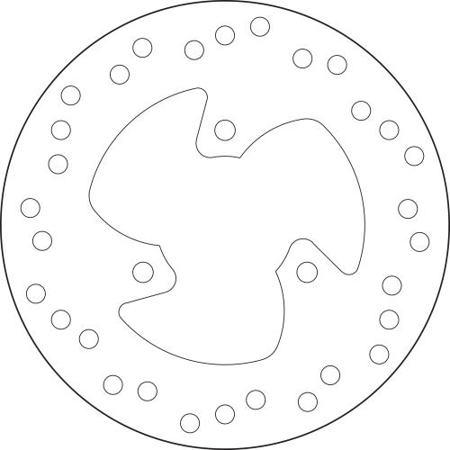 Brembo Serie Oro Fixed Brake Disc 190 mm – 68B40717