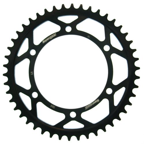 Supersprox steel rear sprocket 46T 525 pitch Black FZ8 N/NA (39P) 2010–2015 RFE-300:46-BLK