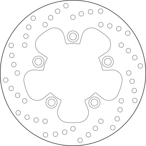 Brembo Serie Oro Fixed Brake Disc 220 mm – 68B40744