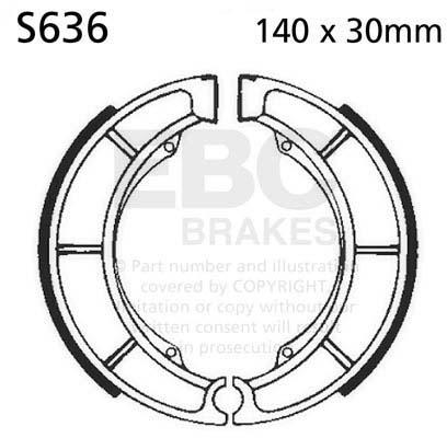 EBC S636 EBC BRAKE SHOES