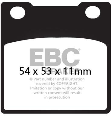 EBC FA 45V EBC SEMI SINTERED DISC PADS