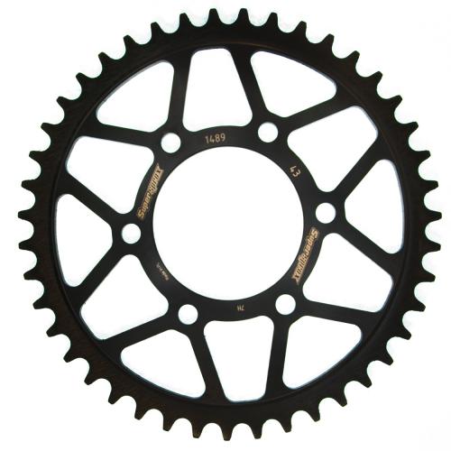 SUPERSPROX SUPERSPROX REAR STEEL 43T, BLACK, 525 SU4148943B
