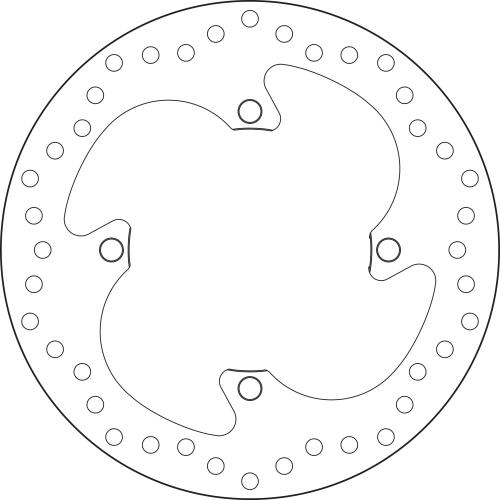 Brembo Serie Oro Fixed Brake Disc 240 mm – 68B40782