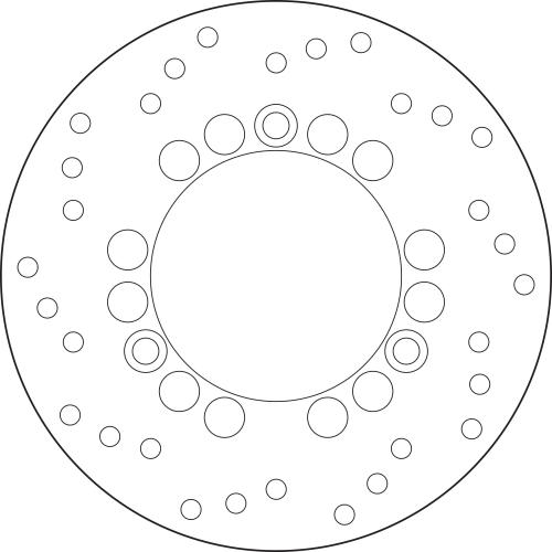 Brembo Serie Oro Fixed Brake Disc 220 mm – 68B40737