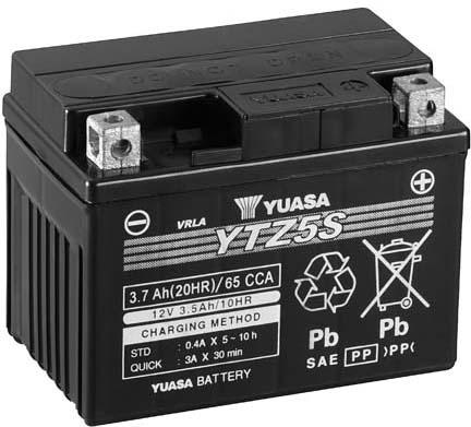 YUASA YTZ5S YUASA BATTERY & ACID PACK