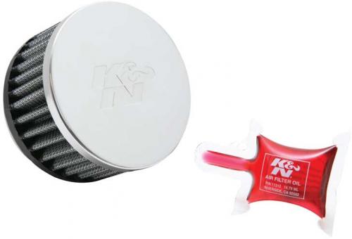 K&N RC1900 UNIVERSAL K&N CHROME AIR FILTER