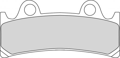 FERODO FDB864P BRAKE PADS ORGANIC