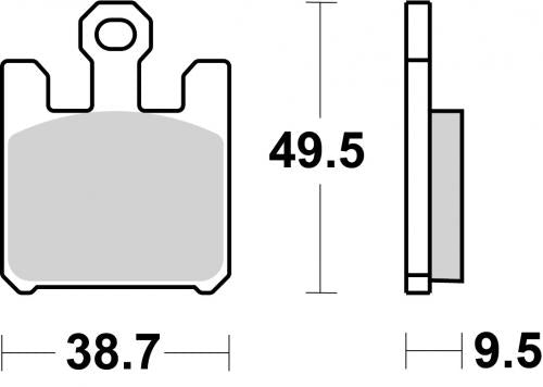 BREMBO 07SU26SR BRAKE PADS SINTER SPORT