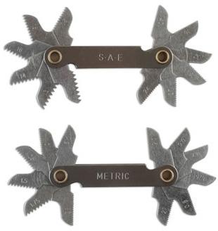 LASER TOOLS THREAD PITCH GAUGE 2PC