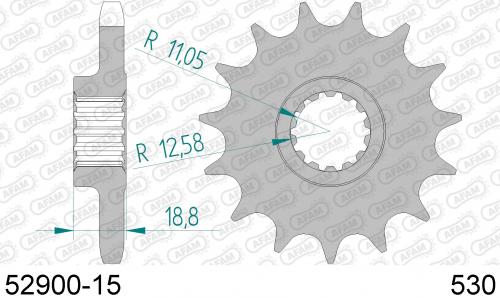 AFAM FRONT 15T, 530 AF15290015