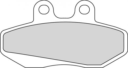 FERODO FDB706P BRAKE PADS ORGANIC