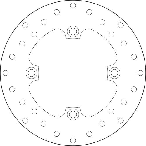 Brembo Serie Oro Fixed Brake Disc 220 mm – 68B40766