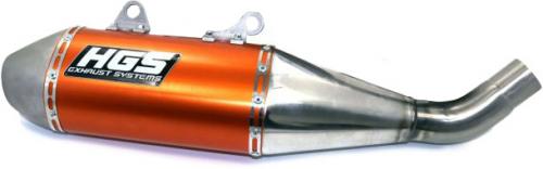 HGS ROUND SILENCER ORANGE STEEL