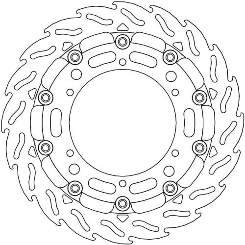 MOTO MASTER 112185, FLAME 5,5MM RACING SERIES