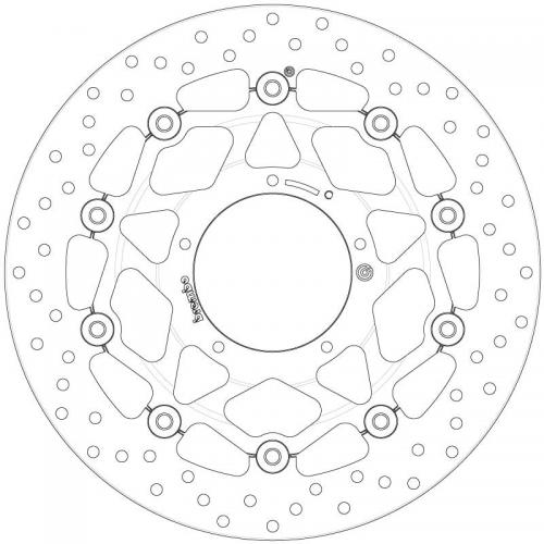 Brembo Serie Oro Floating Brake Disc 320 mm – 78B408B7